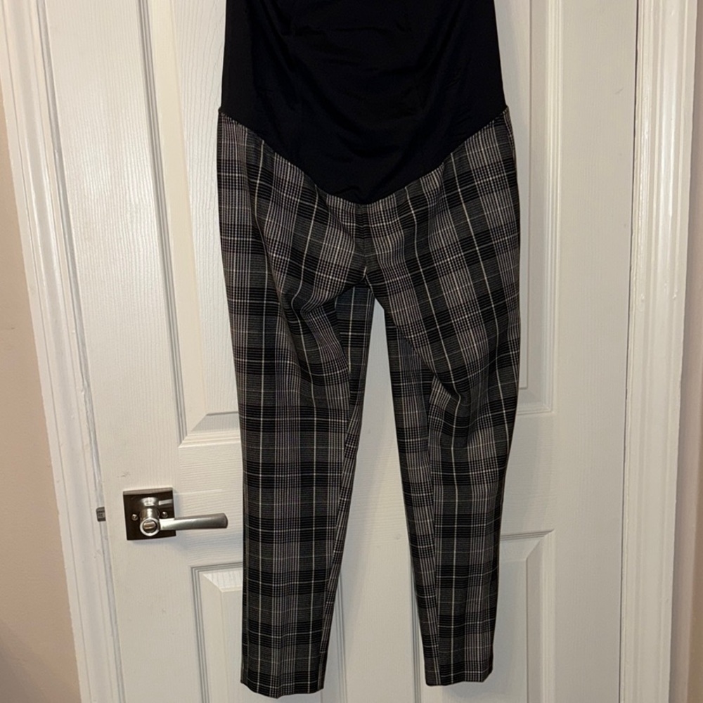 Isabel Maternity Plaid Pants